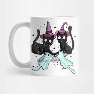 Witch cats playing ouijaboard Mug